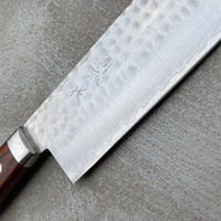 Etsu Village Nakiri Hammered Mahagony 165 mm_5