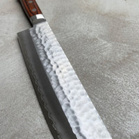 Etsu Village Nakiri Hammered Mahagony 165 mm_3