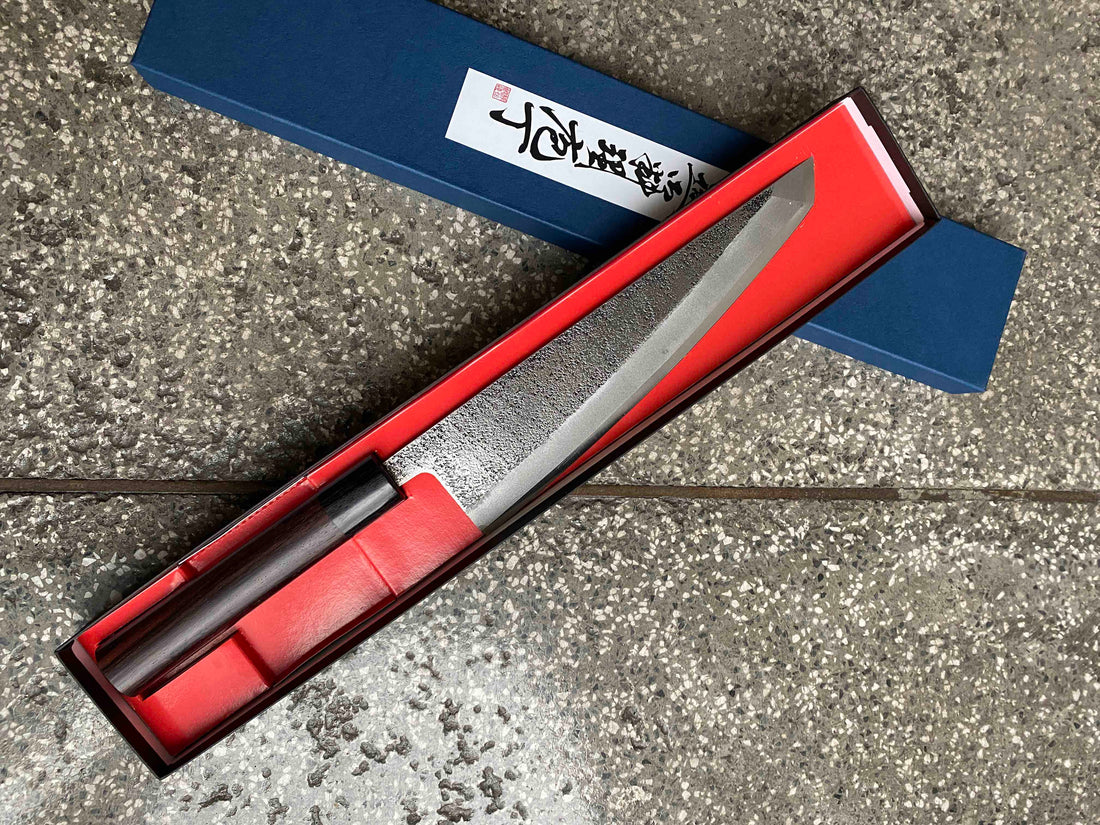 Ikeuchi Sakimaru-Gyuto Shirogami #1 220 mm_6