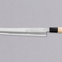 Kawamura Kiritsuke Yanagiba Aogami #1 Migaki 300 mm LEFT_1