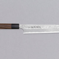 Kitaoka Kiritsuke Shirogami #2 Damascus 210 mm_1