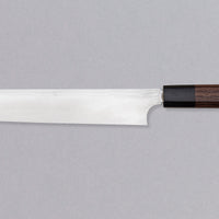 Kitaoka Kiritsuke Shirogami #2 Damascus 240 mm_2