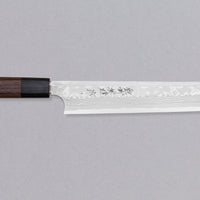 Kitaoka Kiritsuke Shirogami #2 Damascus 240 mm_1