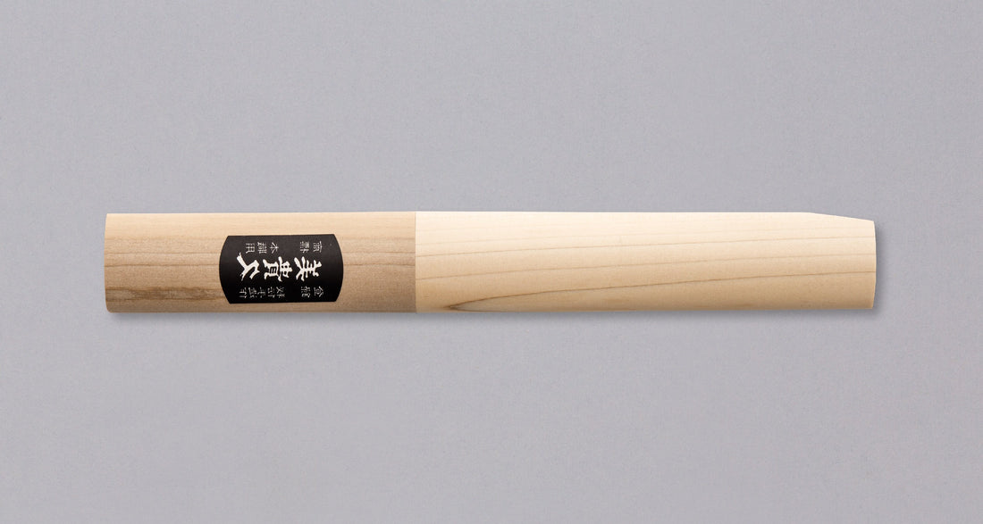 Makiri Hocho Shirogami #2 Hammered 135 mm_2