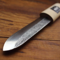 Makiri Hocho Shirogami #2 Hammered 135 mm_4