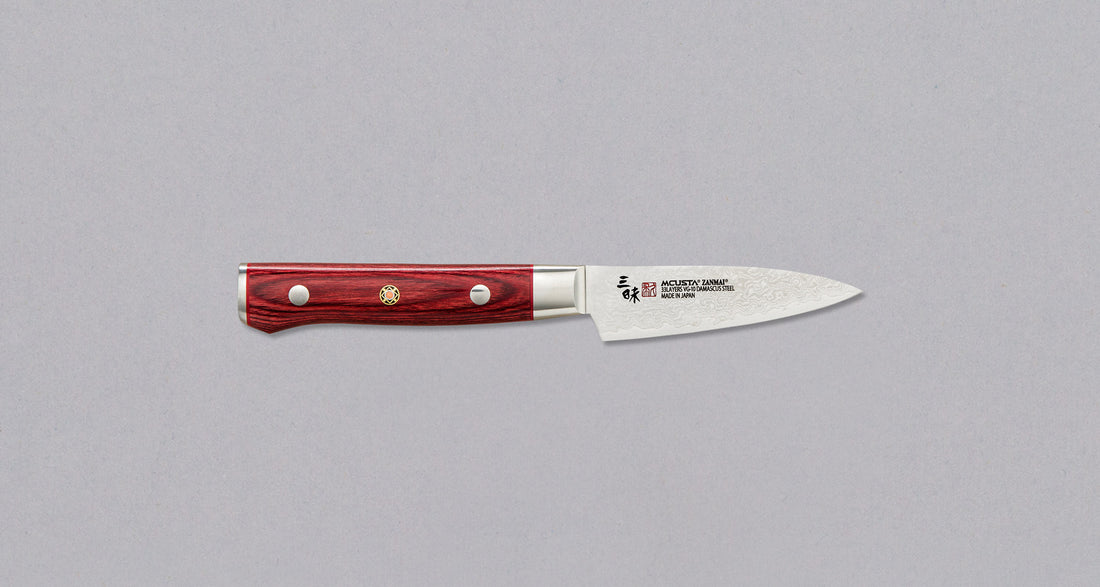 Mcusta Petty Damascus Flame 90 mm_1