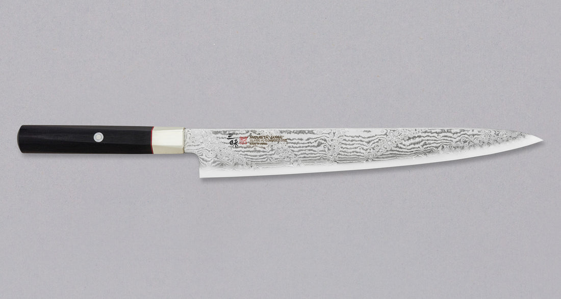 Mcusta Sujihiki Hybrid Splash Damascus 270 mm_1