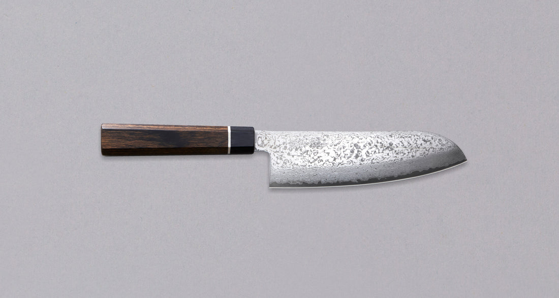 Black Damascus Santoku 165 mm_1