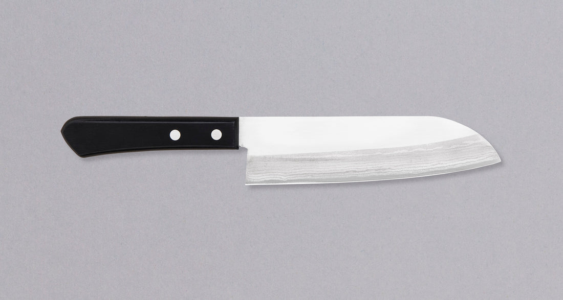 Shibamasa Santoku VG-5 Damascus 170 mm_2