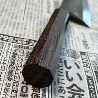 Shirasagi Kiritsuke Deba Aogami #2 Kuro-uchi 180 mm_6