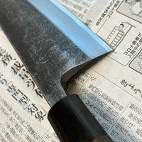 Shirasagi Kiritsuke Deba Aogami #2 Kuro-uchi 180 mm_7