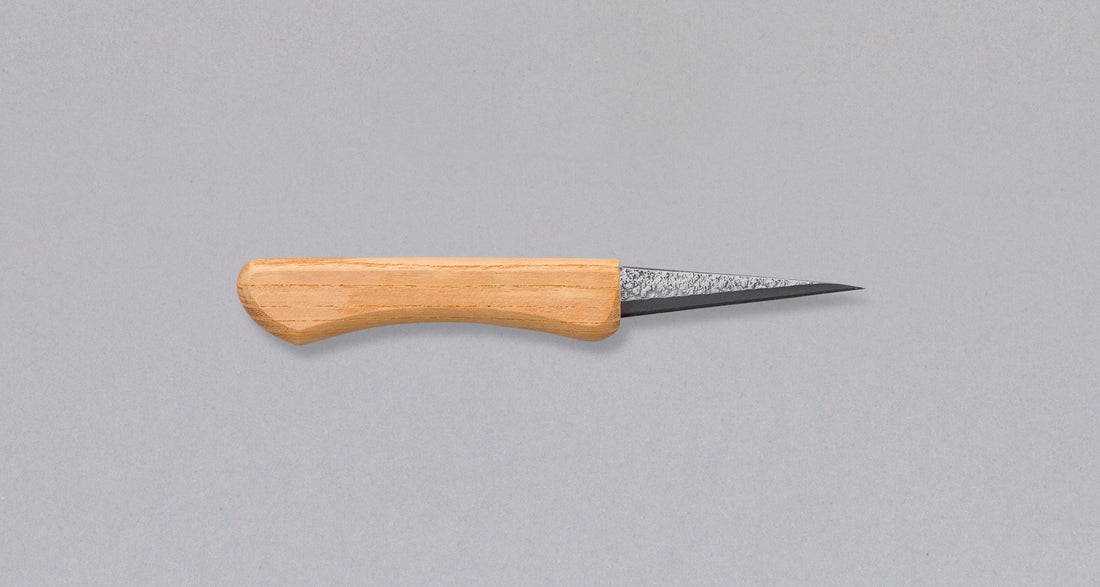 Ikeuchi Petty Shirogami #2 Hammered 60 mm_1