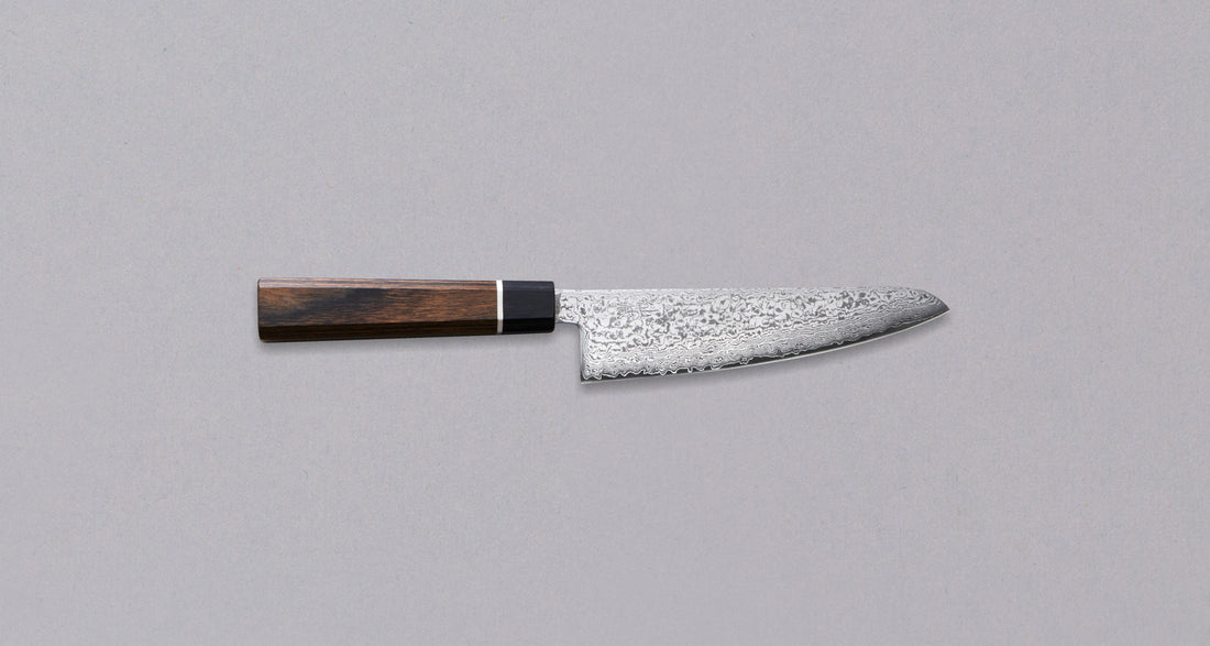 Black Damascus Small Santoku 140 mm_1