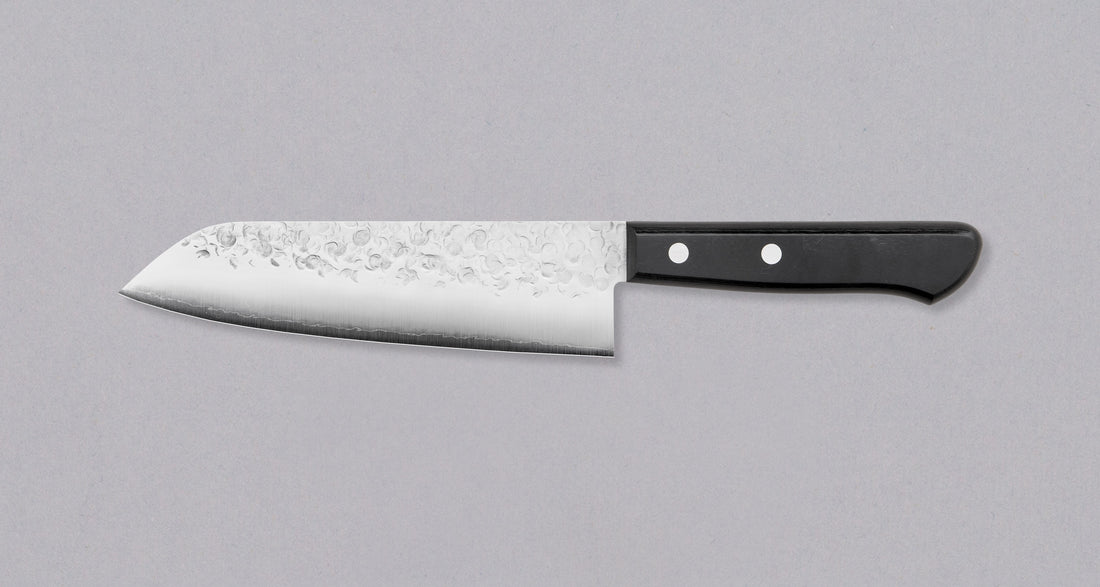 Takamura Santoku Chromax Tsuchime Black 170 mm_2