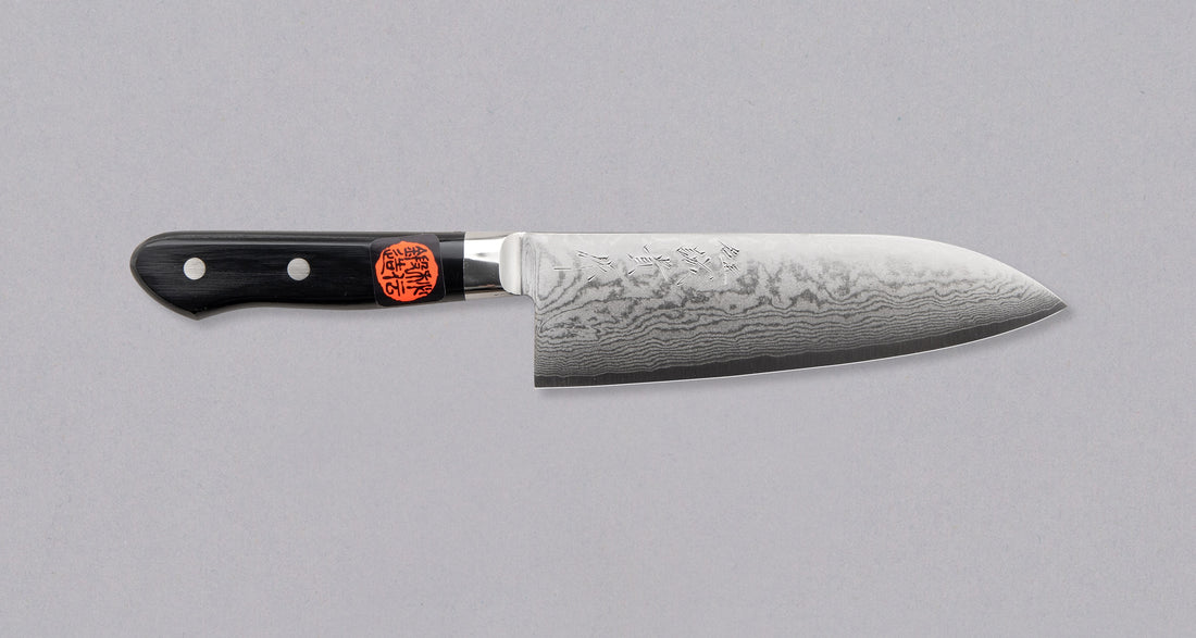 Tanaka Santoku Kyokko VG-10 Damascus 165 mm_1