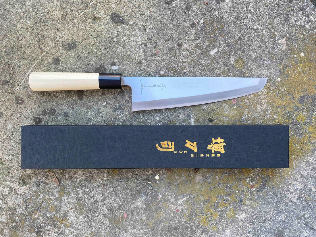 Tohji Sakimaru-Gyuto Shirogami #1 220 mm_3