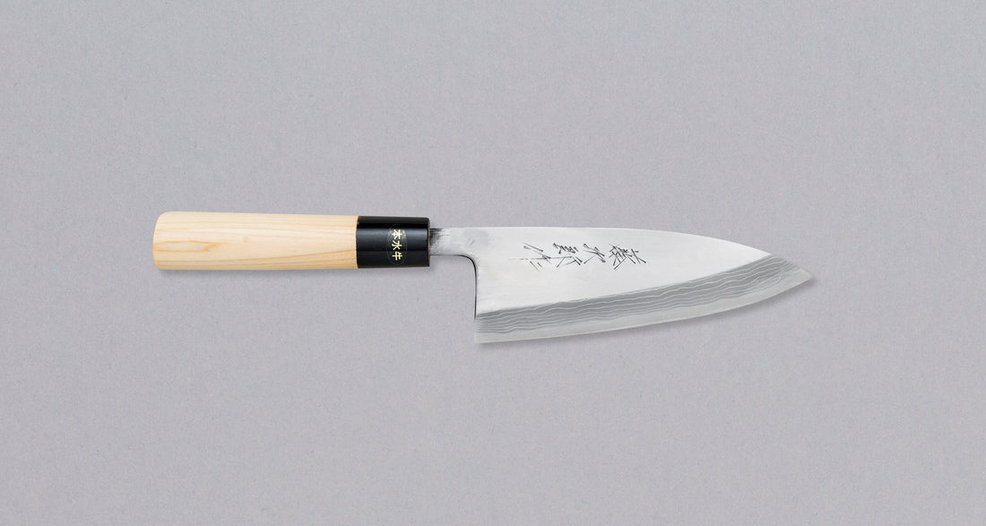 Tojiro Deba Aogami #2 Damascus 150 mm_1