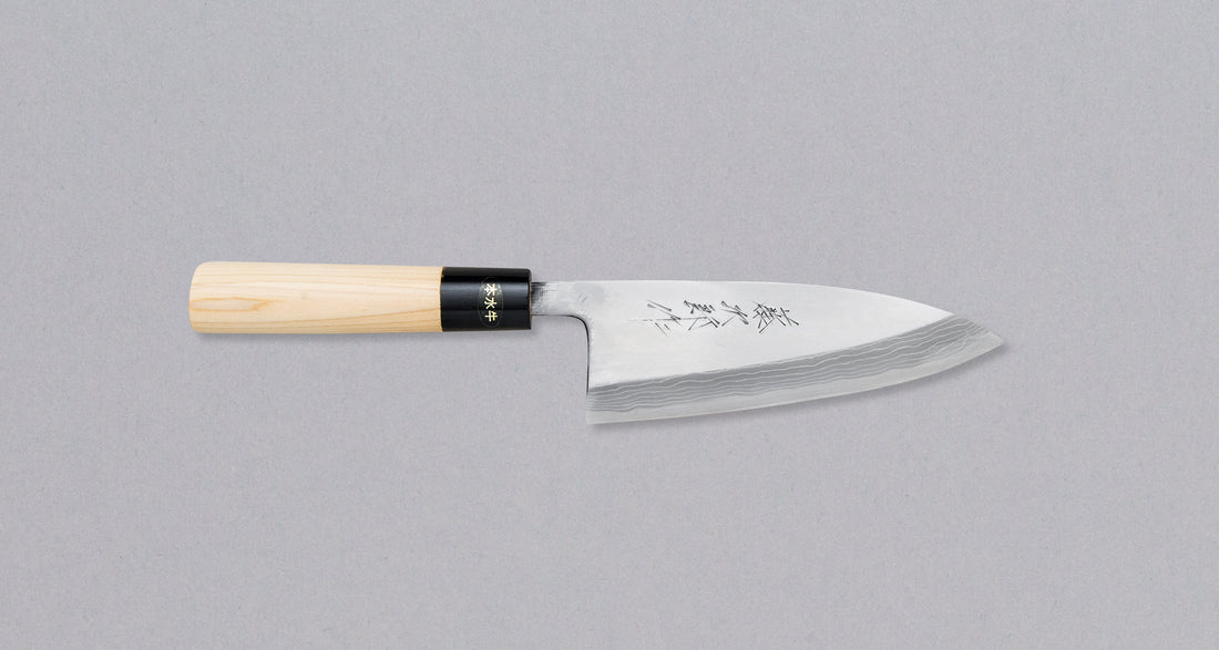Tojiro Deba Aogami #2 Damascus 165 mm_1