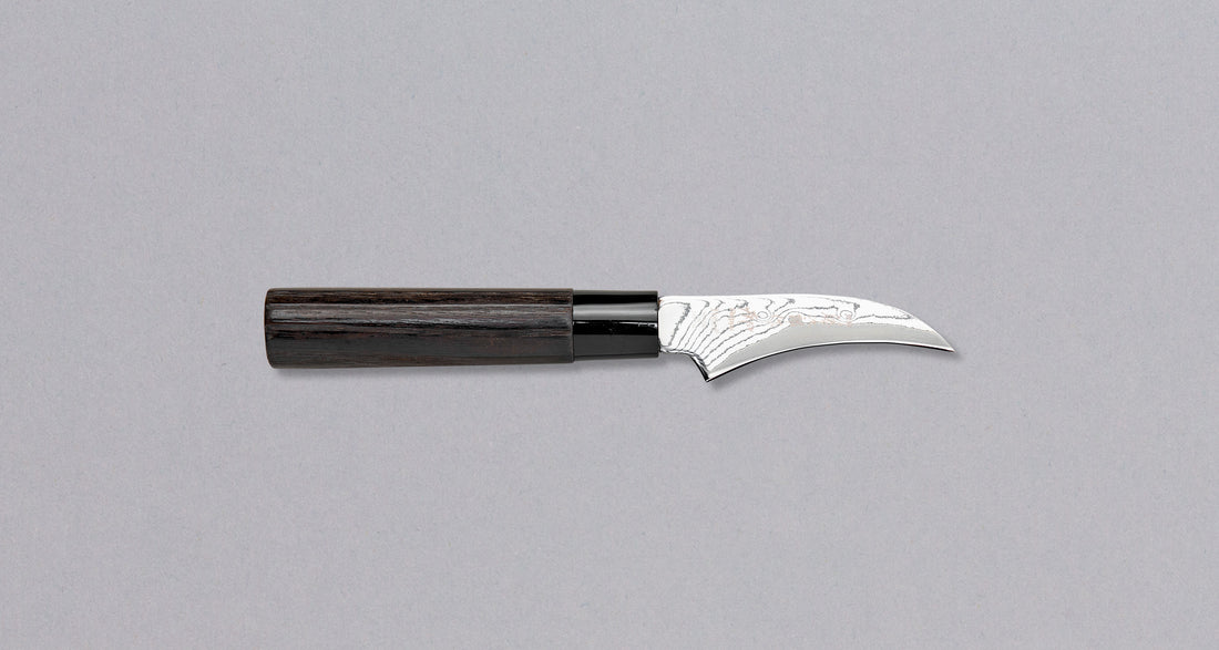 Tojiro Peeling Black Damascus 70 mm_1