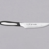 Tojiro Steak set je za mesojede! Elegantan i futuristički set obavezna je kupnja za sve ljubitelje odrezaka koji su se već upoznali s oštrinom japanskih noževa. Čelik VG-10 idealan je odabir za oštar nož za odreske jer je vrlo otporan na koroziju, ima nehrđajuća svojstva, ali još uvijek može postići vrlo finu oštrinu.
