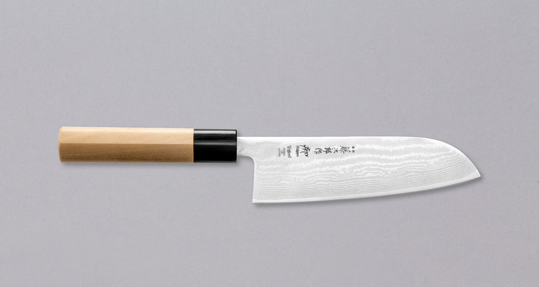 Tojiro Santoku Damascus 165 mm_1
