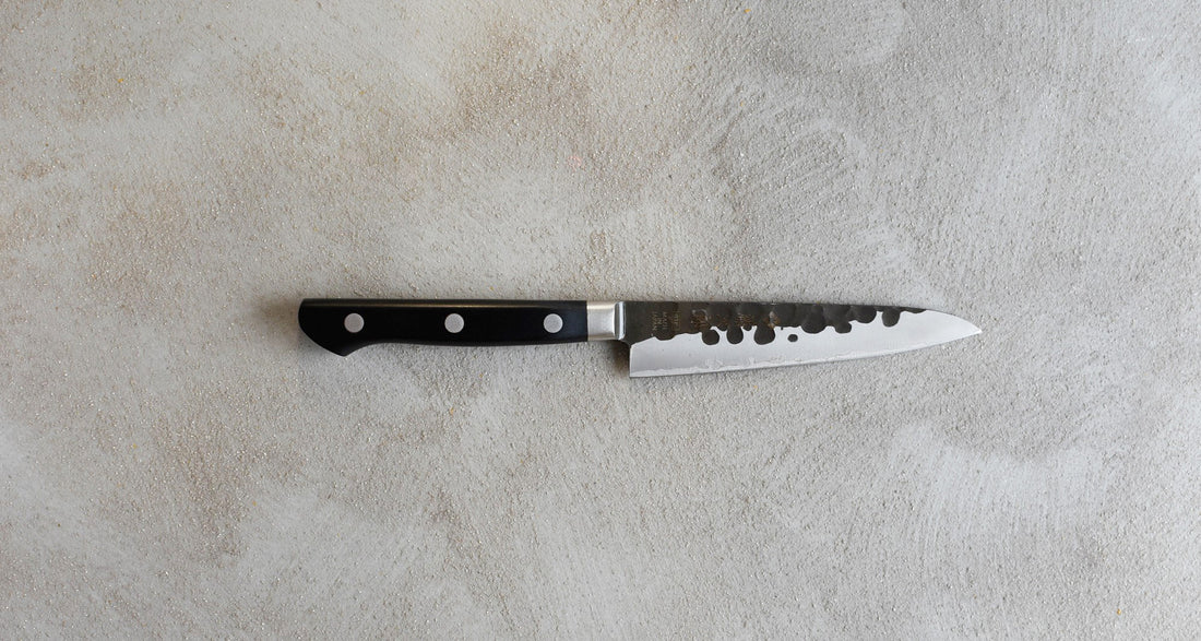 Tojiro VG-10 Petty Hammered 120 mm_2