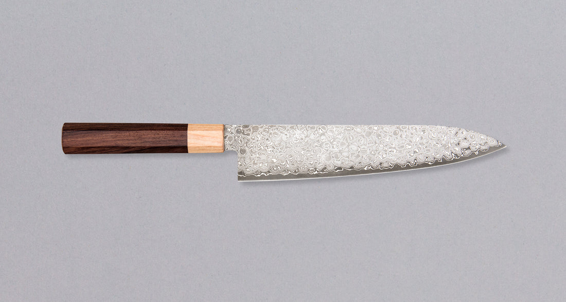 Tsunehisa AUS-10 Damascus Gyuto 210 mm_1