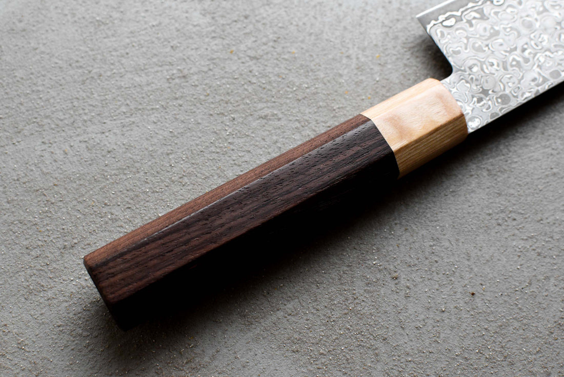 Tsunehisa AUS-10 Damascus Gyuto 210 mm_5