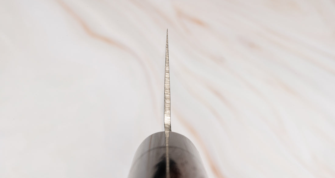 Tsunehisa Gyuto VG-10 Damascus Tsuchime 210 mm_4