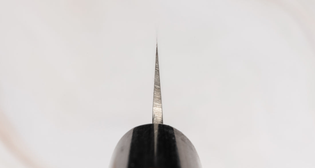 Tsunehisa Petty VG-10 Damascus Tsuchime 150 mm_3