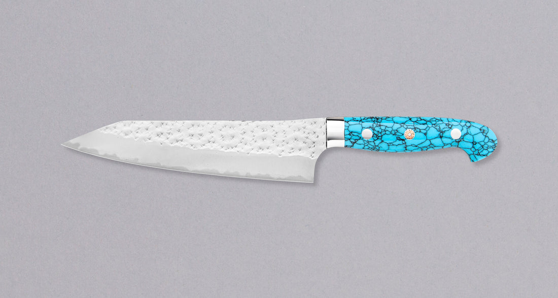 Kurosaki Gyuto Senko R2 Turquoise 180 mm_2