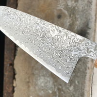 Tsunehisa Santoku SLD Damascus 165 mm