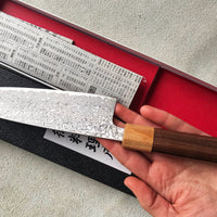 Tsunehisa Santoku SLD Damascus 165 mm