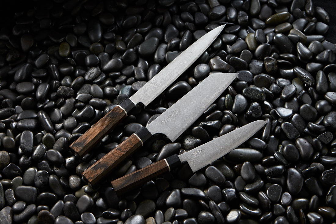 Bunka Black Damascus 200 mm_5