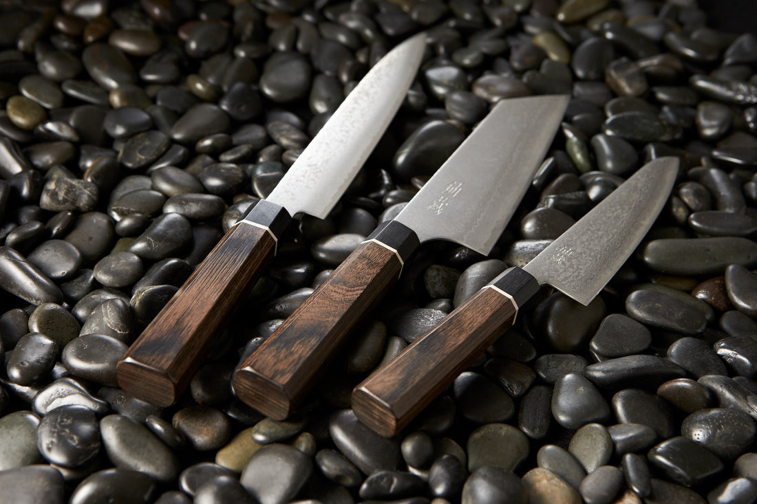 Black Damascus Pankiri (nož za kruh) 220 mm_6