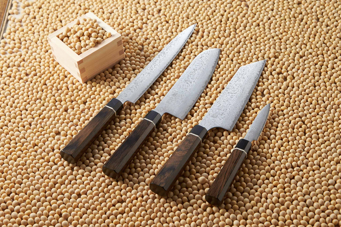 Bunka Black Damascus 200 mm_7