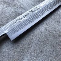 Tanaka Sakimaru-Takohiki VG-10 Damascus 300 mm_4