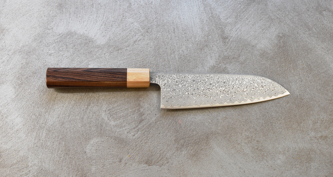 Tsunehisa Santoku SLD Damascus 165 mm