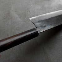 Kajiwara Nakiri Aogami #1 Kuro-uchi 165 mm_6