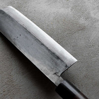 Kajiwara Nakiri Aogami #1 Kuro-uchi 165 mm_7