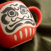 Mino japanska šalica Daruma [crvena]