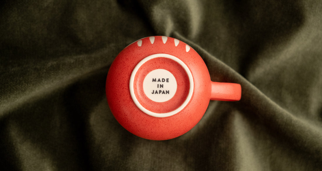 Mino japanska šalica Daruma [crvena]