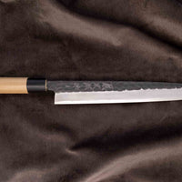 Tojiro Yanagiba Shirogami Hammered Kuro-uchi 270 mm