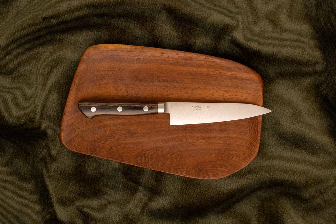 Kajiyamura Hakuun Petty VG-10 Damascus 120 mm