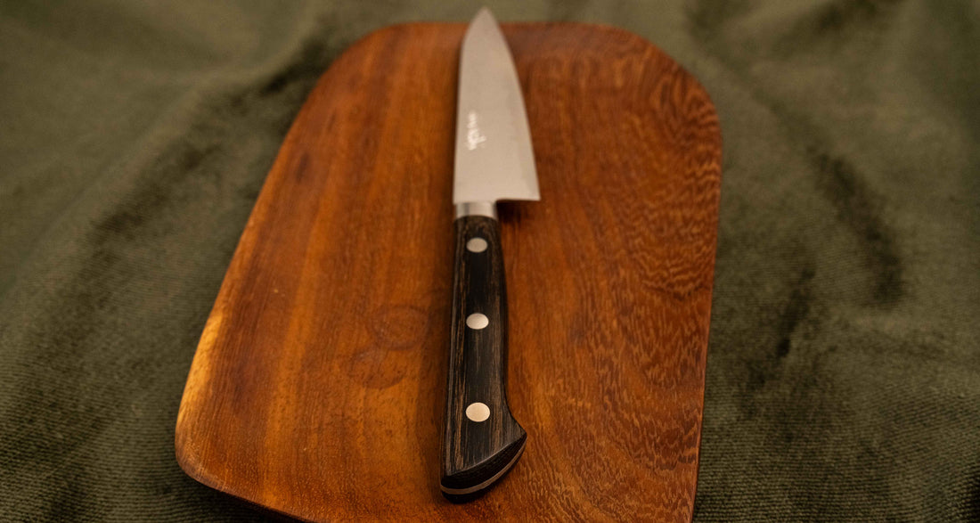 Kajiyamura Hakuun Petty VG-10 Damascus 120 mm