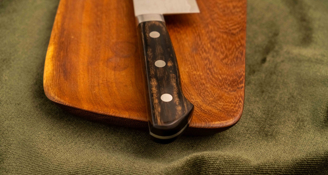 Kajiyamura Hakuun Santoku VG-10 Damascus 165 mm