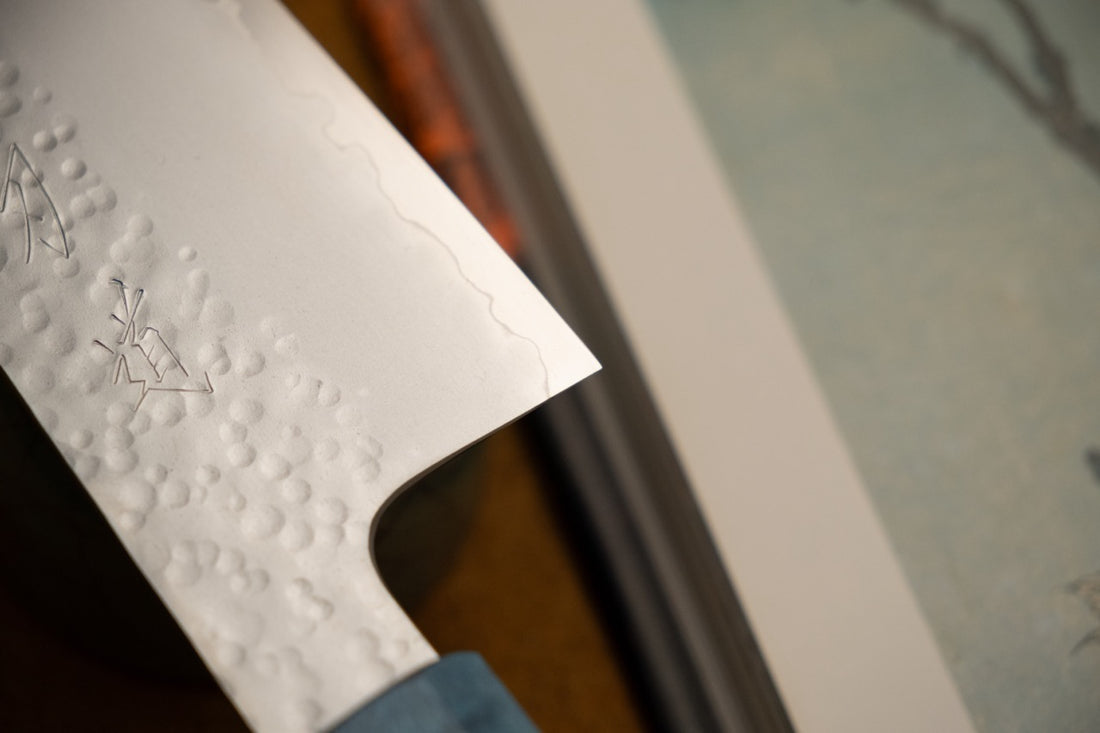 Hado Kiri-Gyuto VG-10 Shiosai Blue 210 mm