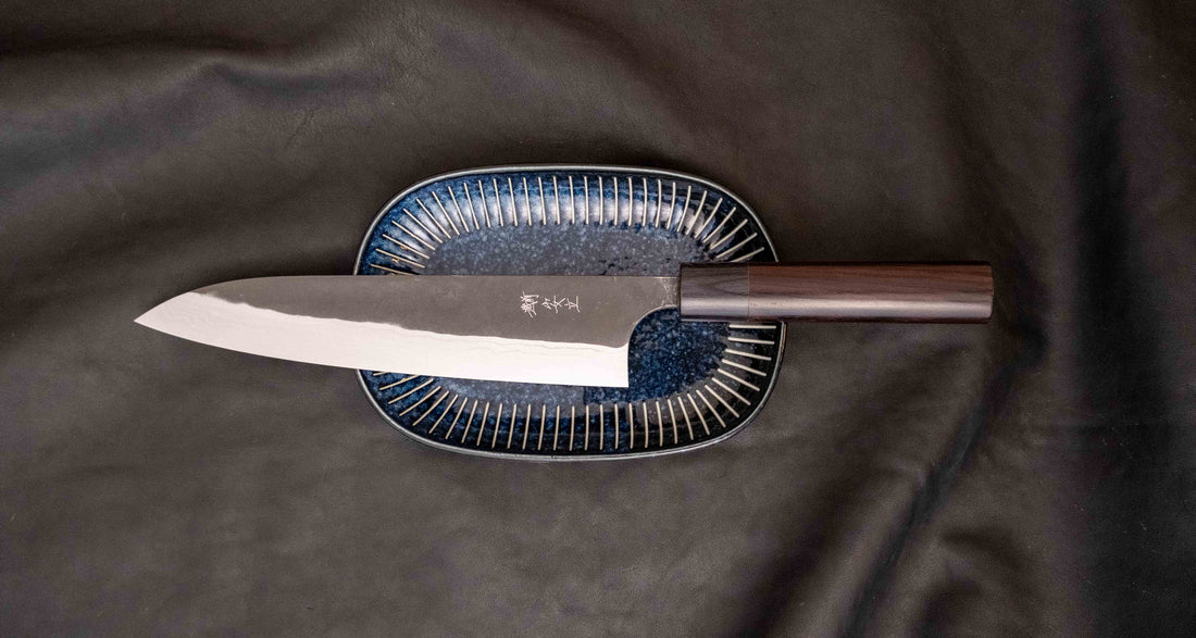 Anryu Gyuto Shirogami #1 Kuro-uchi 210 mm