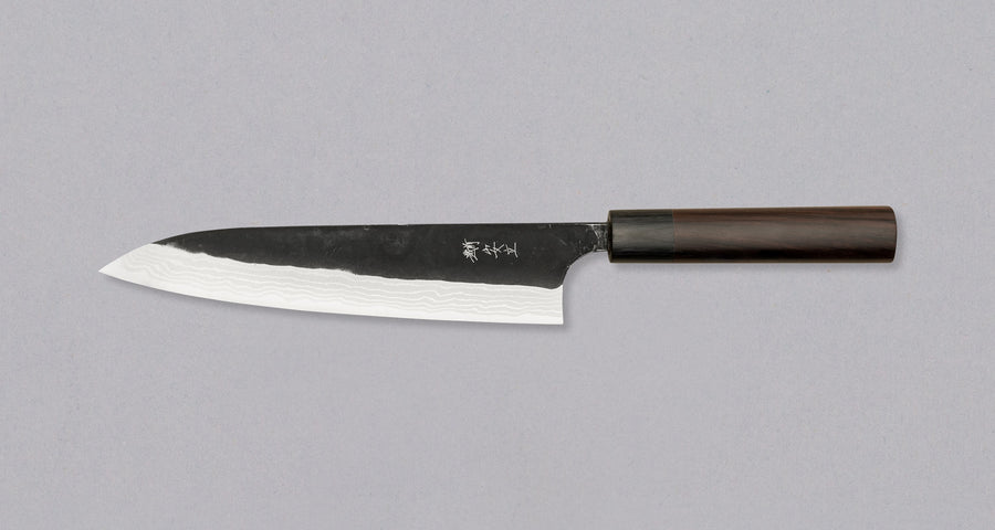 Anryu Gyuto Shirogami #1 Kuro-uchi 210 mm