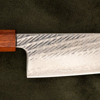 Hokiyama Gyuto Ginsanko Nawame Damascus 210 mm [Kaotan/Rosewood]